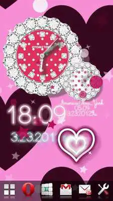 Play [Free] CUTE WORLD QLOCK LWP